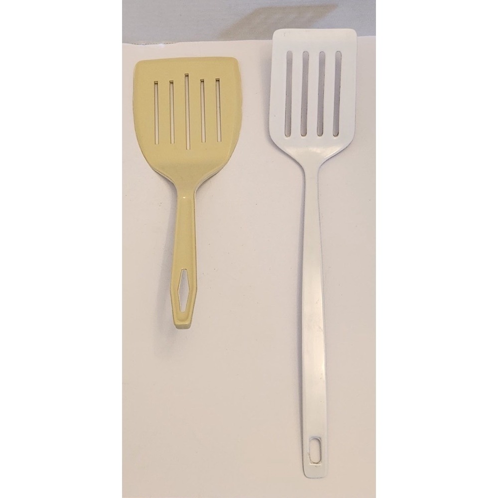 King Kraft Kitchen Utensil Lot Slotted Spatula Melamine, Made USA Vintage